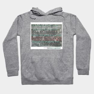 Gordon Lightfoot  - Canadian Railroad Trilogy lyrics design Hoodie